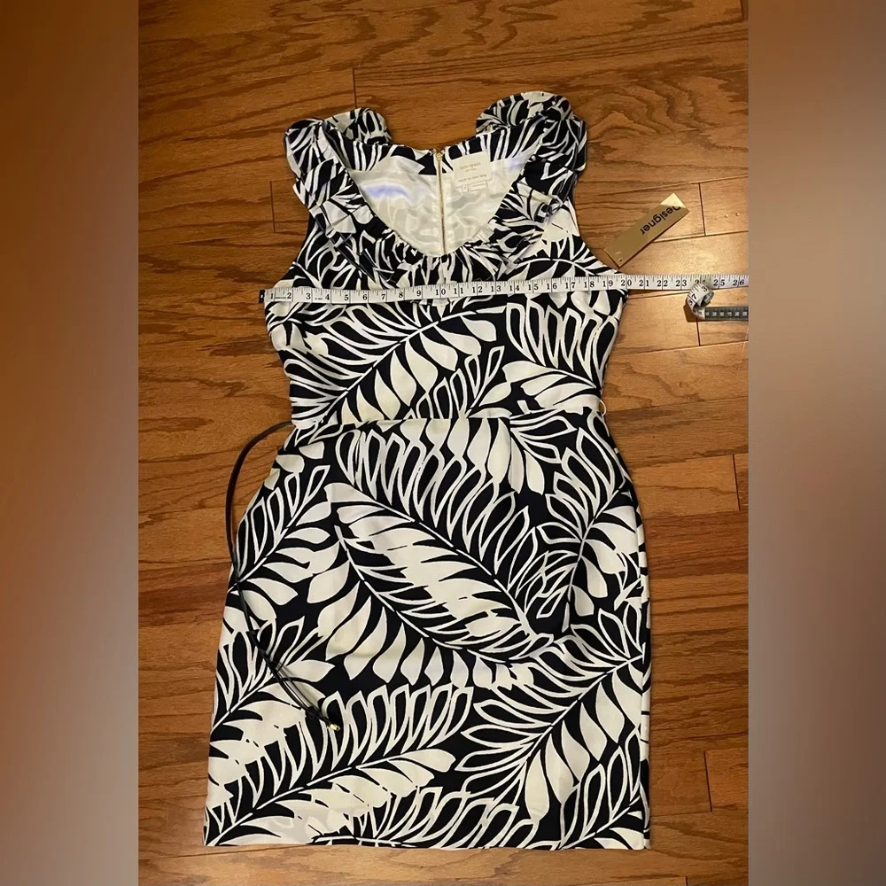 Kate Spade- Black and White Sheath Mini‎ Dress Size 12